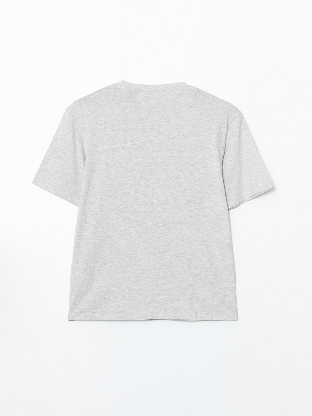 LCWAIKIKI Classic Woman GREY T-Shirt -S5JL51Z8-CT3