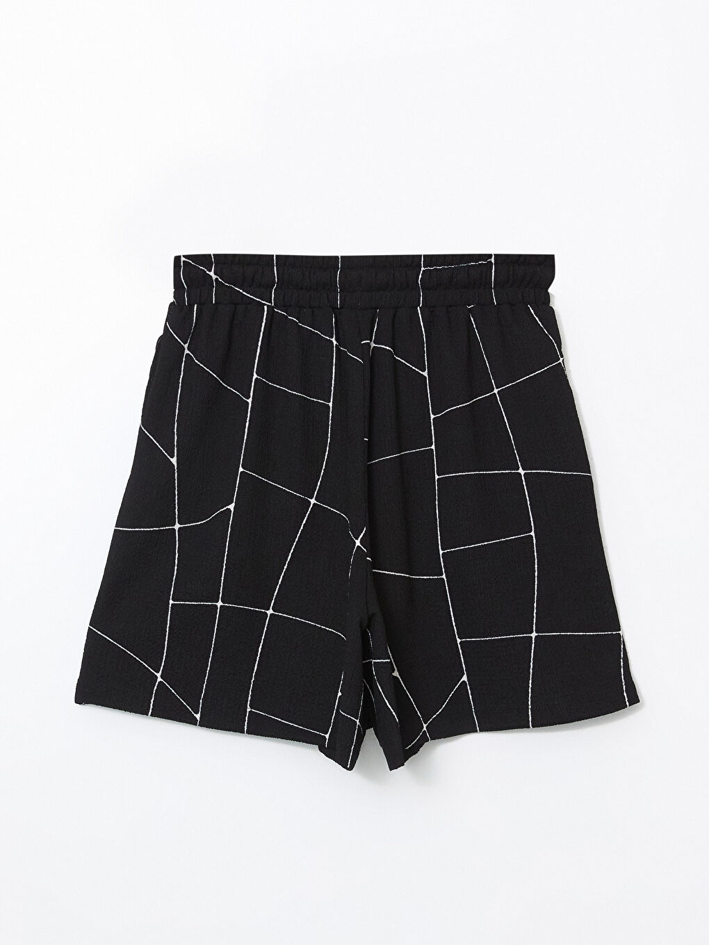 LCWAIKIKI Classic Elasticated Waist Patterned Women's Shorts -S5JL57Z8-LQJ