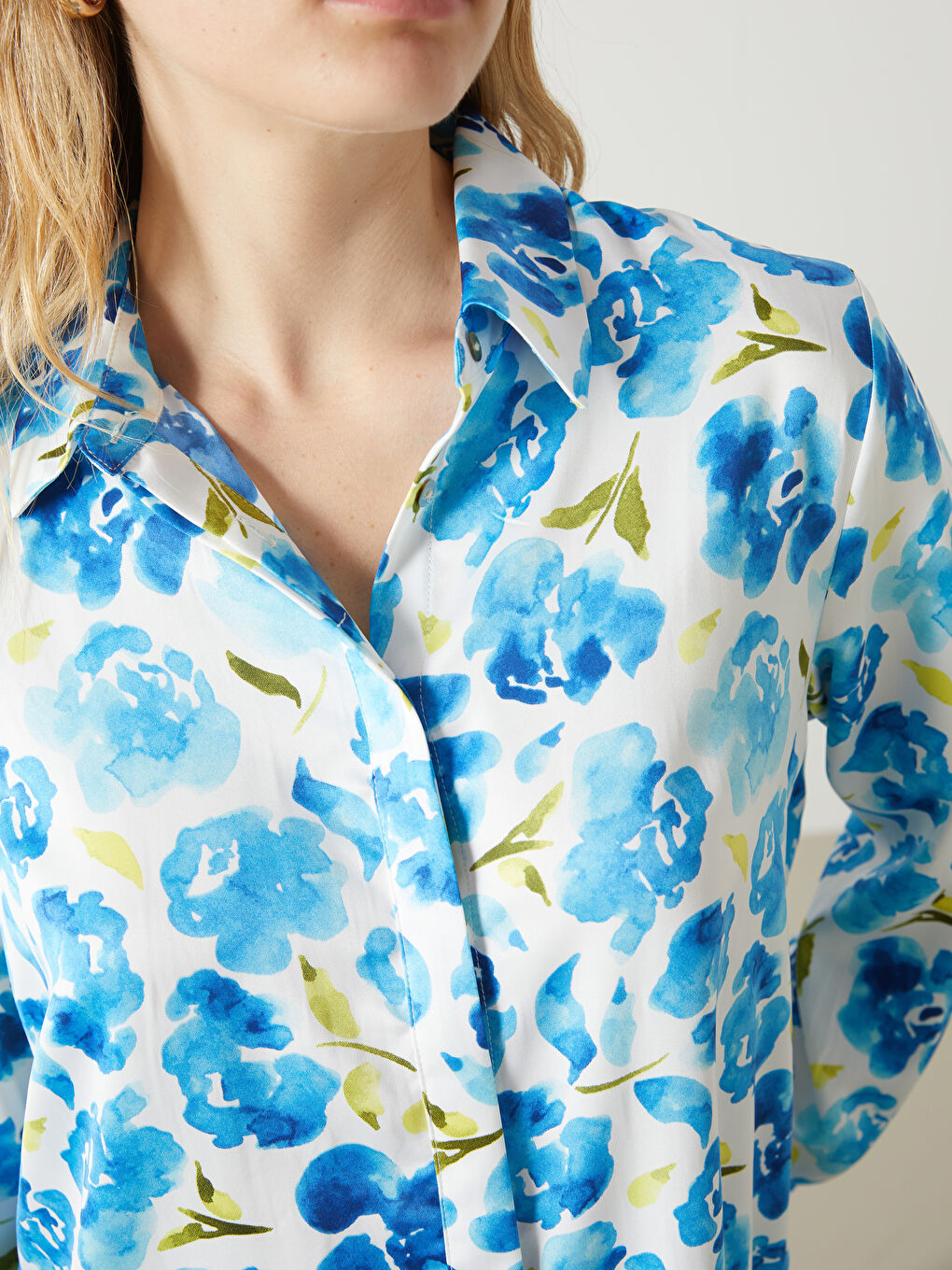 Floral Women's Shirt -S5JL67Z8-LQQ