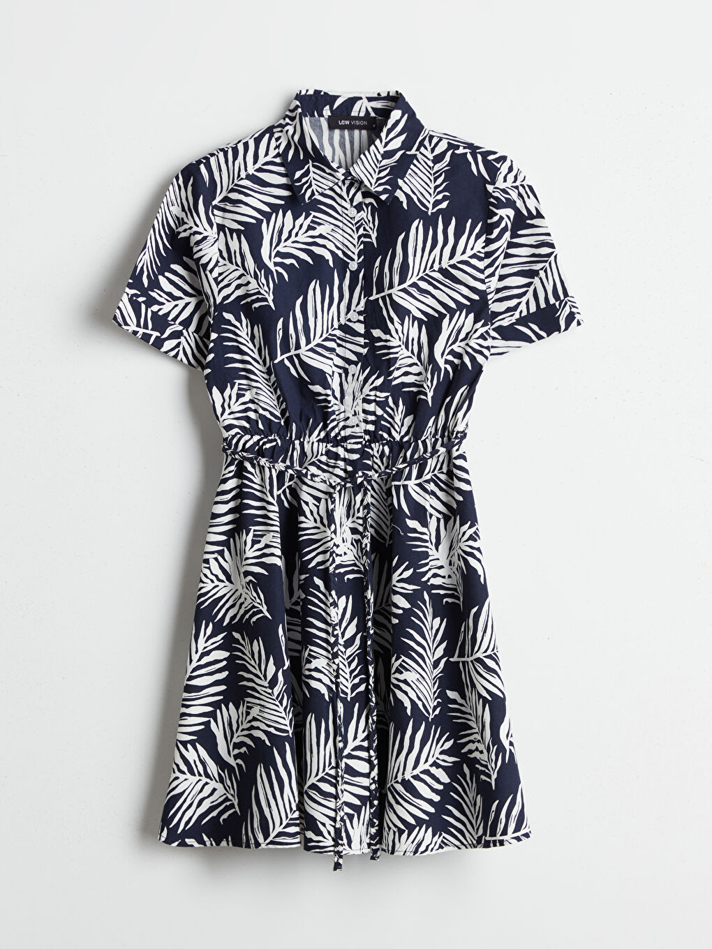 LCW Vision Woman NAVY Shirt Dress -S5JL74Z8-LSJ