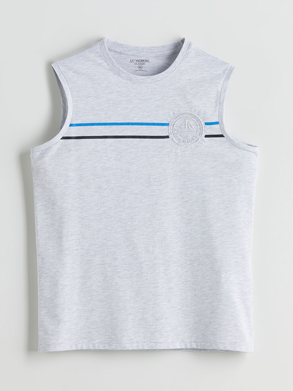 LCWAIKIKI Classic Crew Neck Printed Men's Sleeveless T-Shirt -S5JL75Z8-DFL
