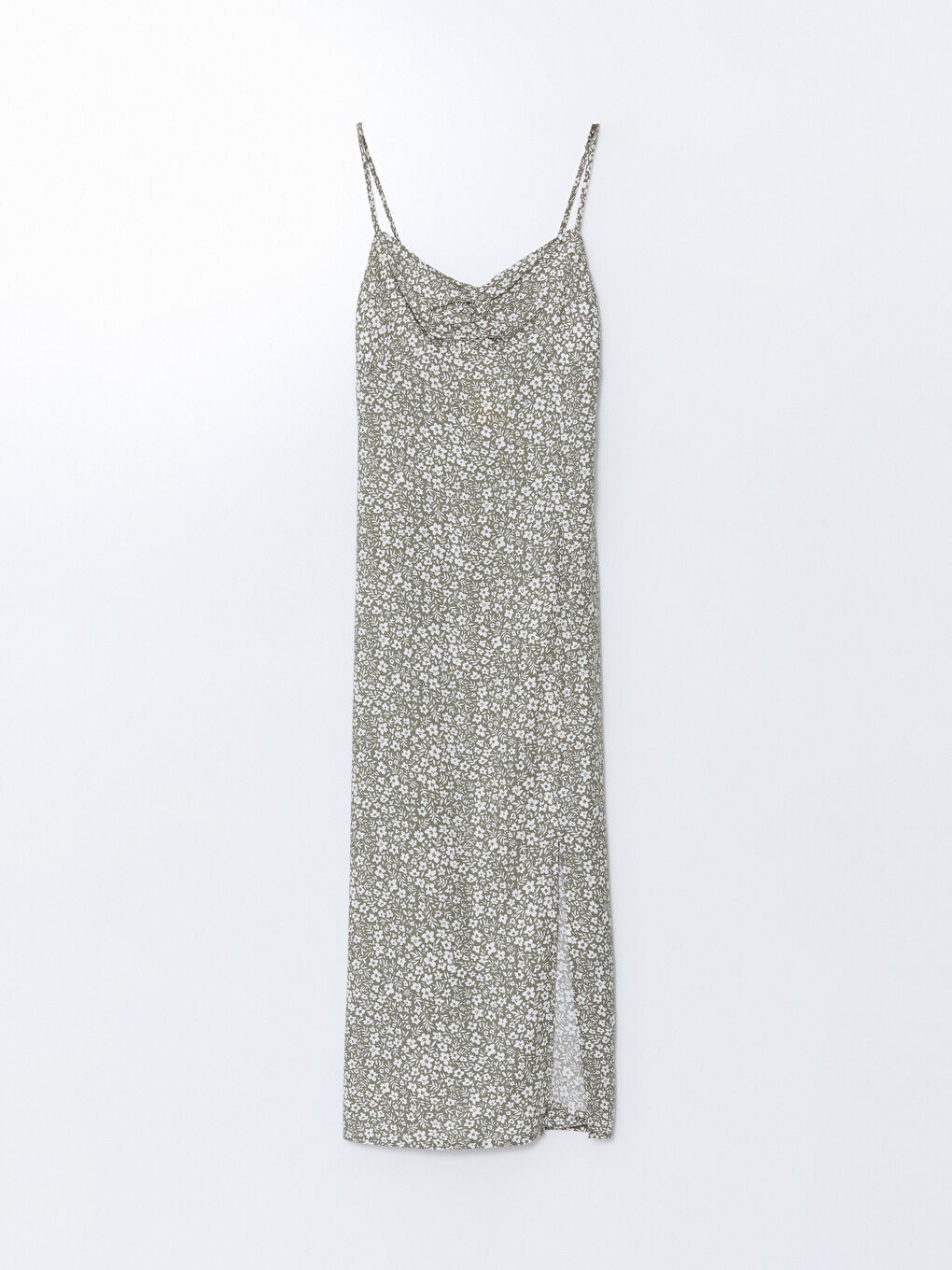 V-Neck Floral Dress -S5JL76Z8-LRR