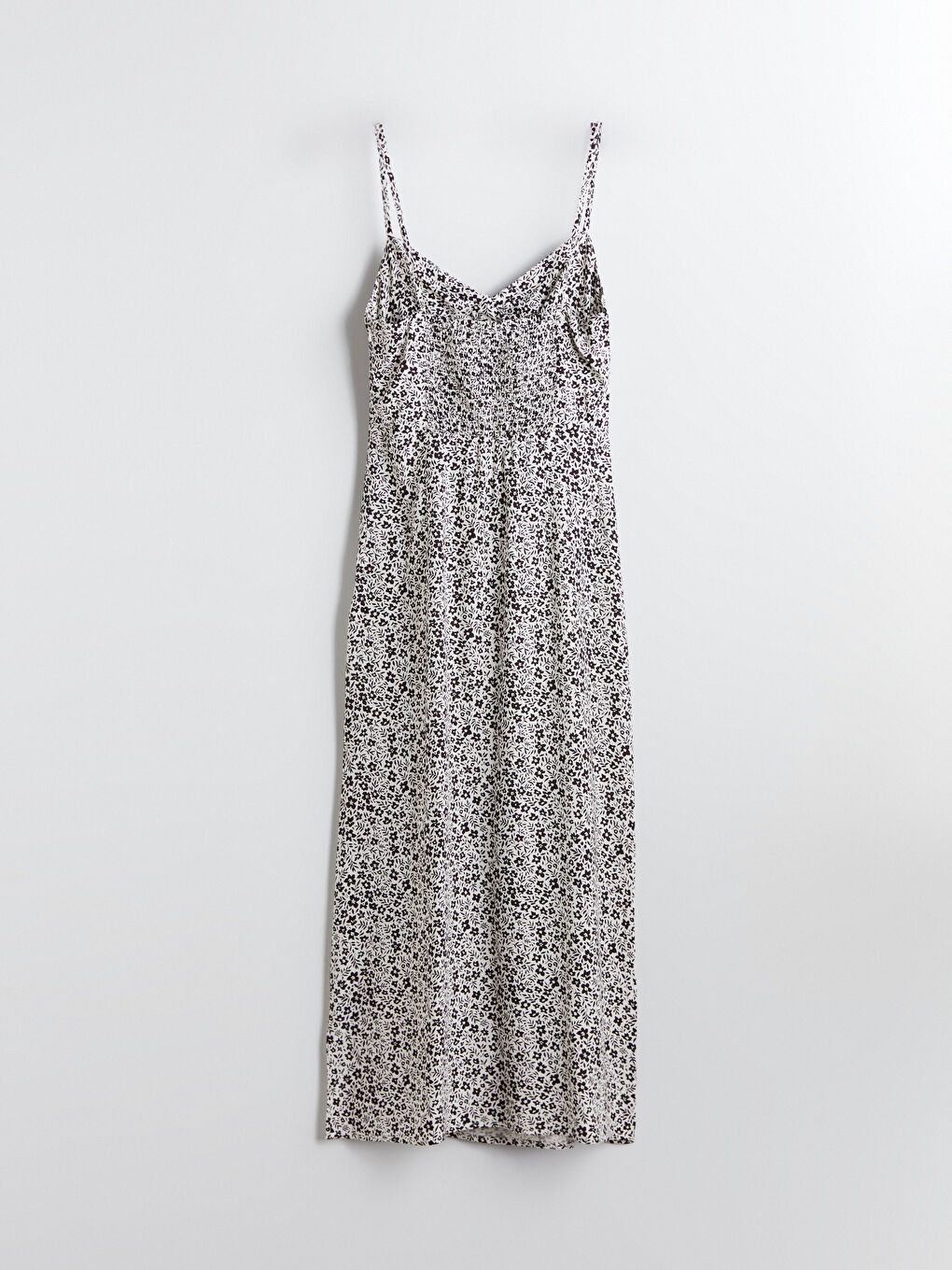 V-Neck Floral Dress -S5JL76Z8-LU7