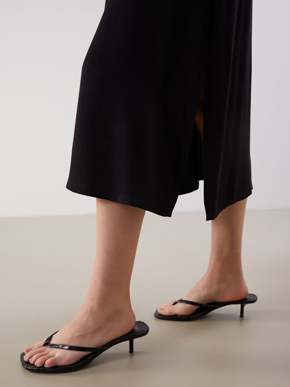 LCW Comfort Woman BLACK Dress -S5JL78Z8-CVL