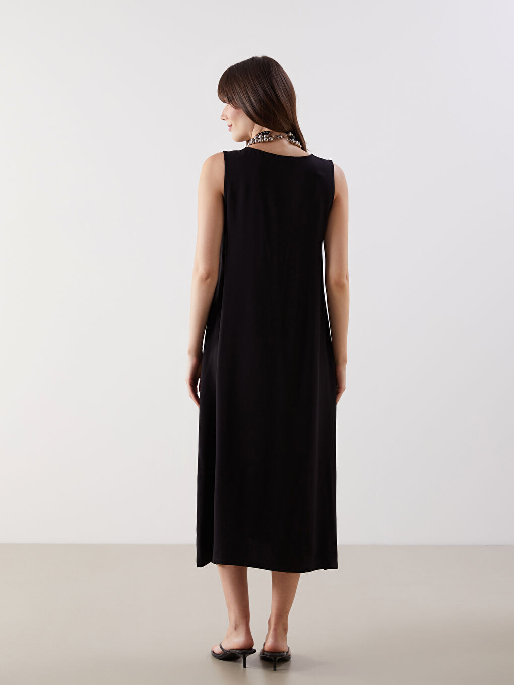 LCW Comfort Woman BLACK Dress -S5JL78Z8-CVL