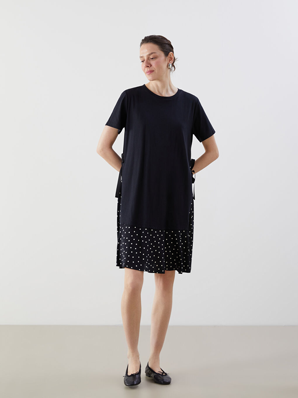 LCW Comfort Woman BLACK Dress -S5JL80Z8-CVL