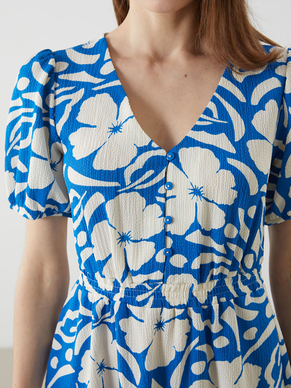 LCW Comfort Woman BLUE Dress -S5JL81Z8-LQQ