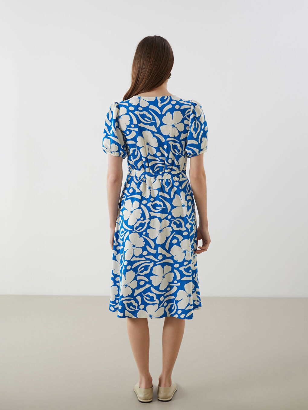 LCW Comfort Woman BLUE Dress -S5JL81Z8-LQQ