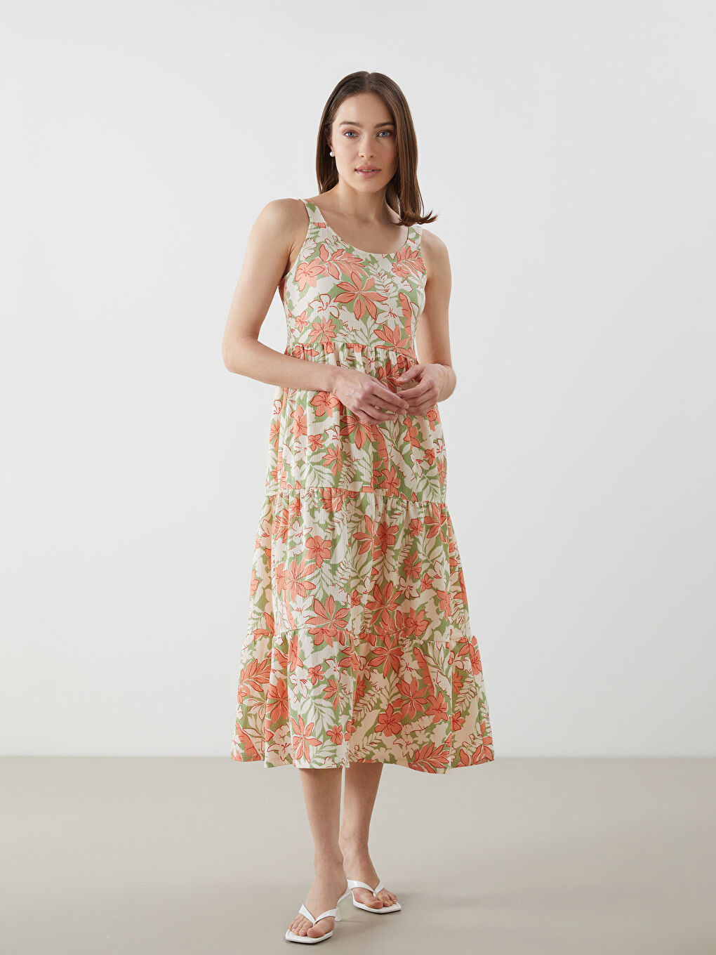 Woman KHAKI Dress -S5JL82Z8-LS6