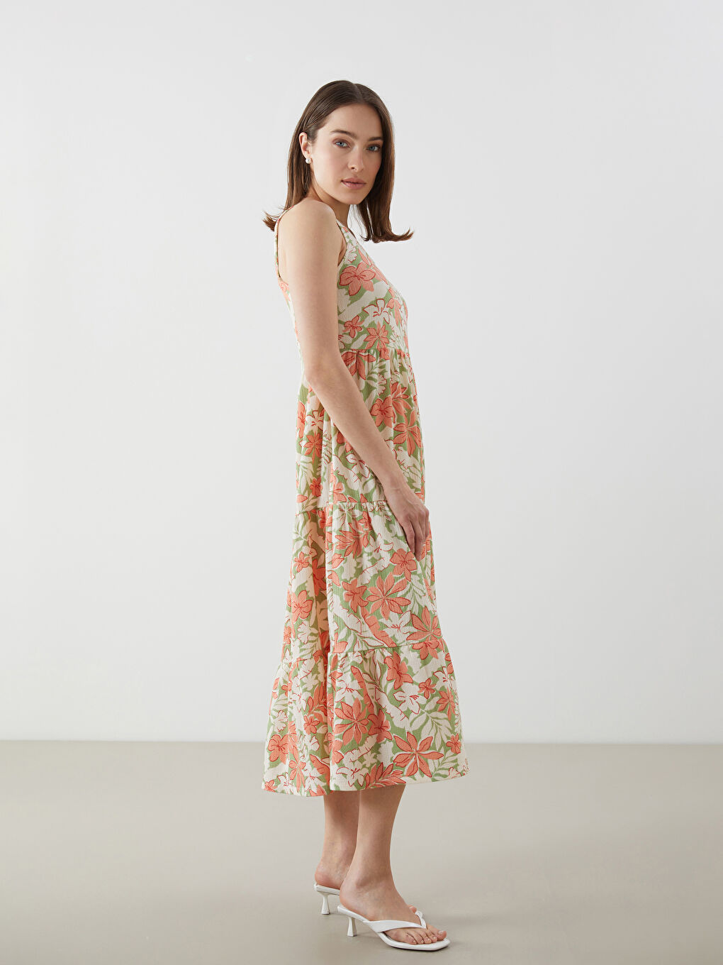 Woman KHAKI Dress -S5JL82Z8-LS6