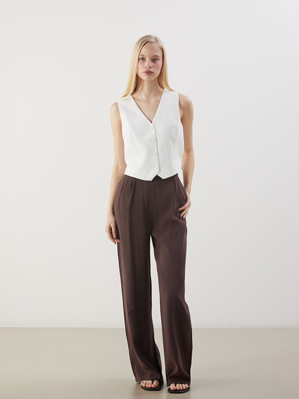 XSIDE V Neck Women's Classic Waistcoat -S5JL84Z8-R9J