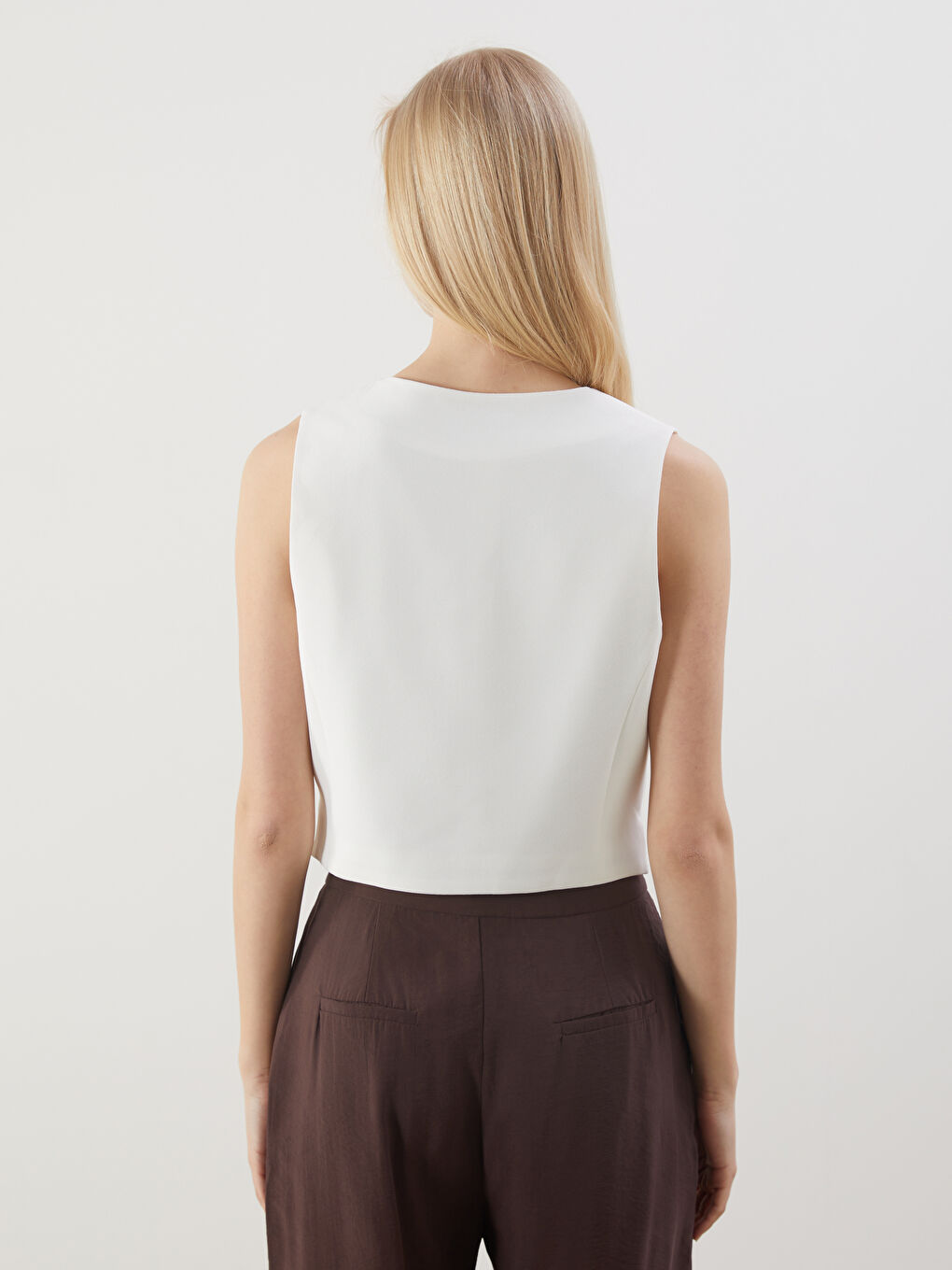 XSIDE V Neck Women's Classic Waistcoat -S5JL84Z8-R9J