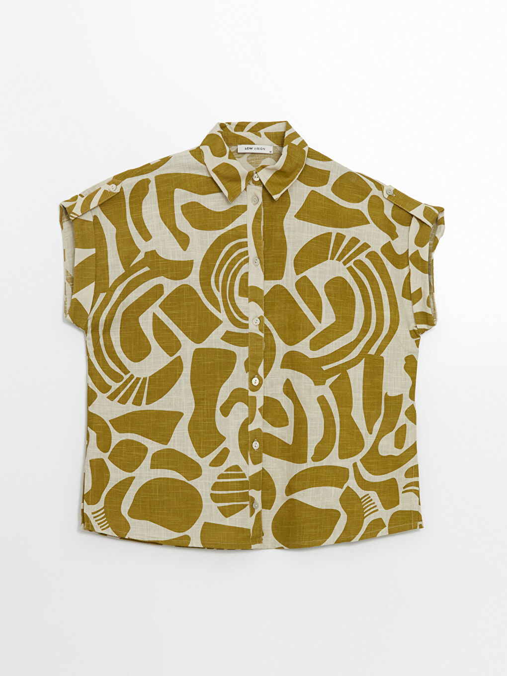 Loose Fit Patterned Women's Shirt -S5JL85Z8-LRR