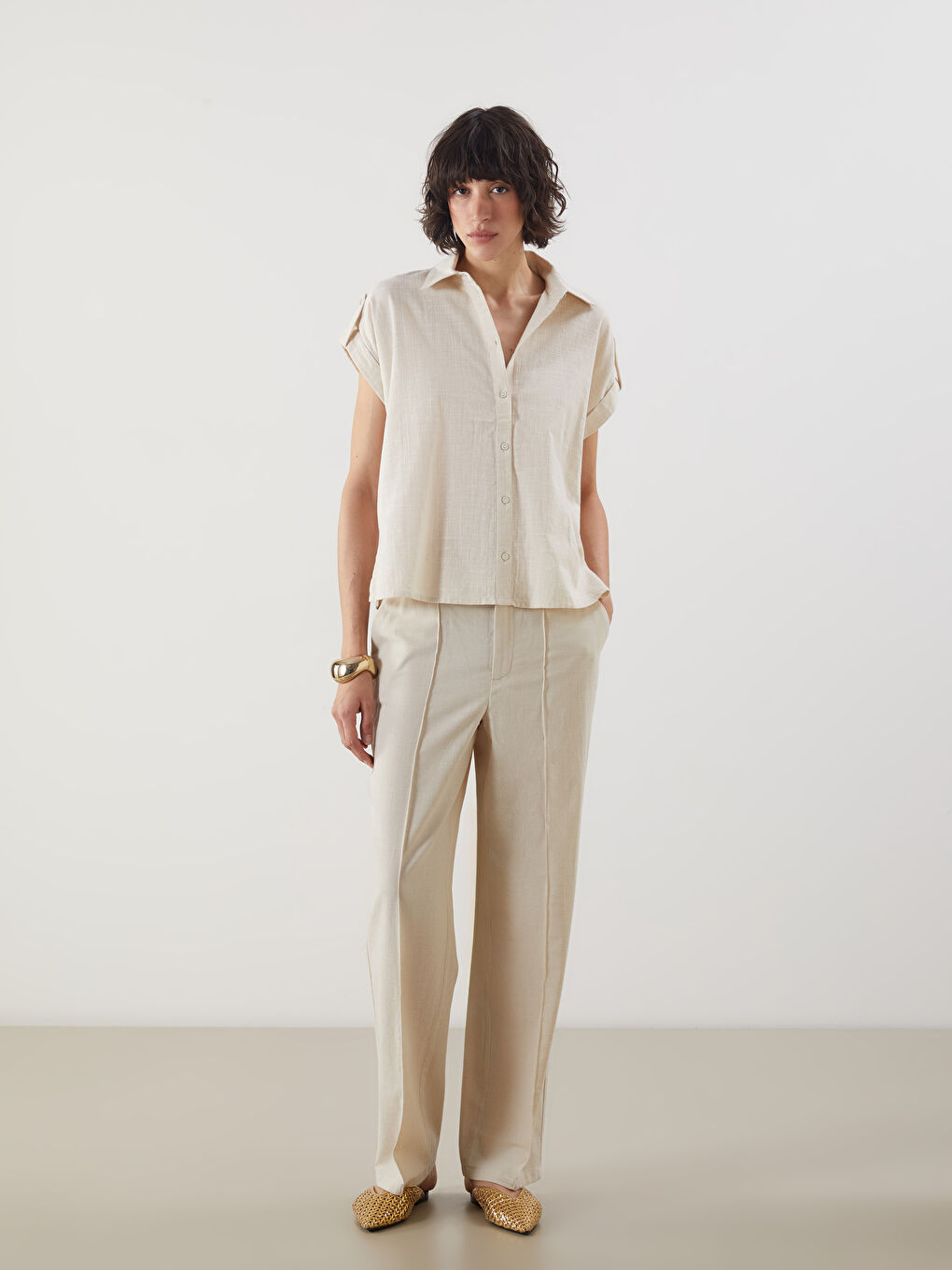 Loose Fit Women's Shirt -S5JL86Z8-QW6