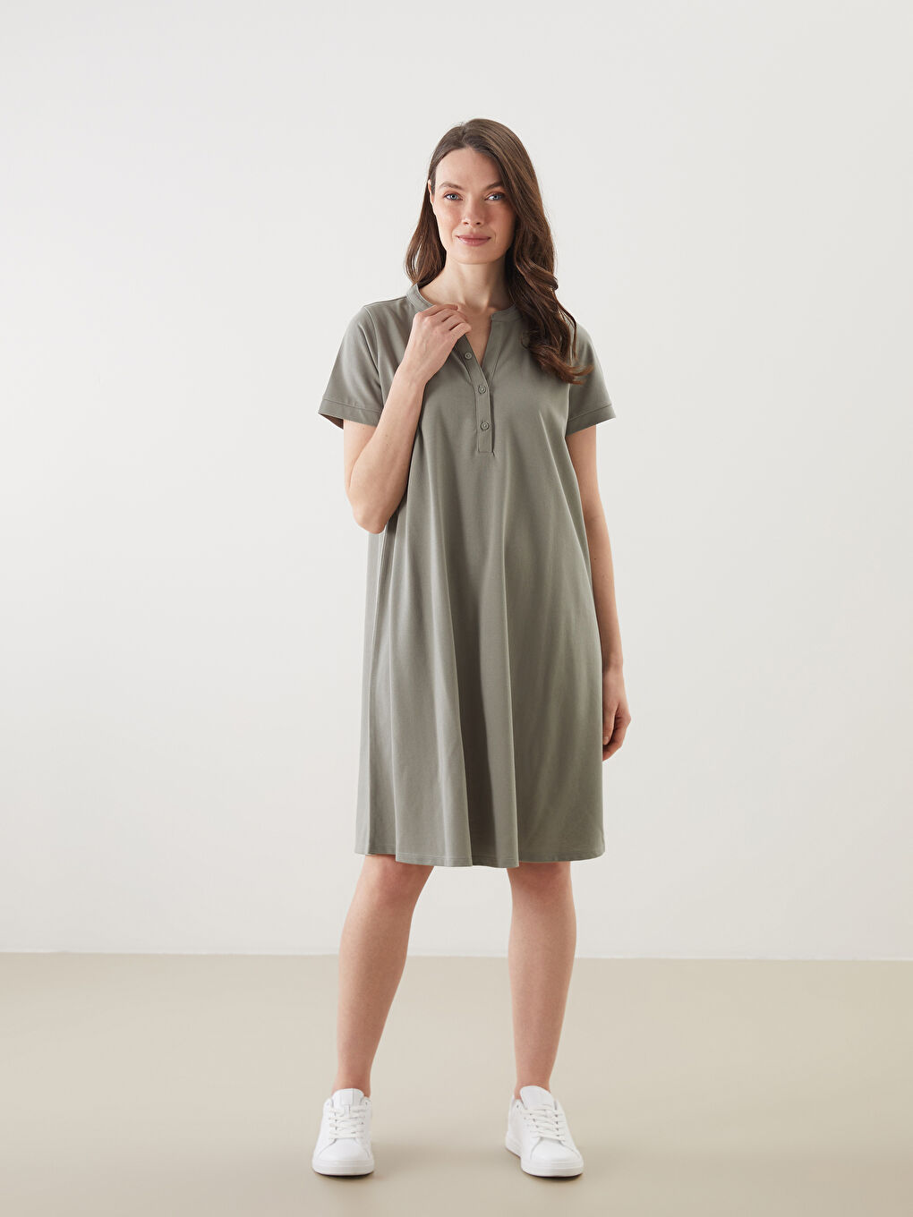 Woman GREEN Dress -S5JL89Z8-GNZ