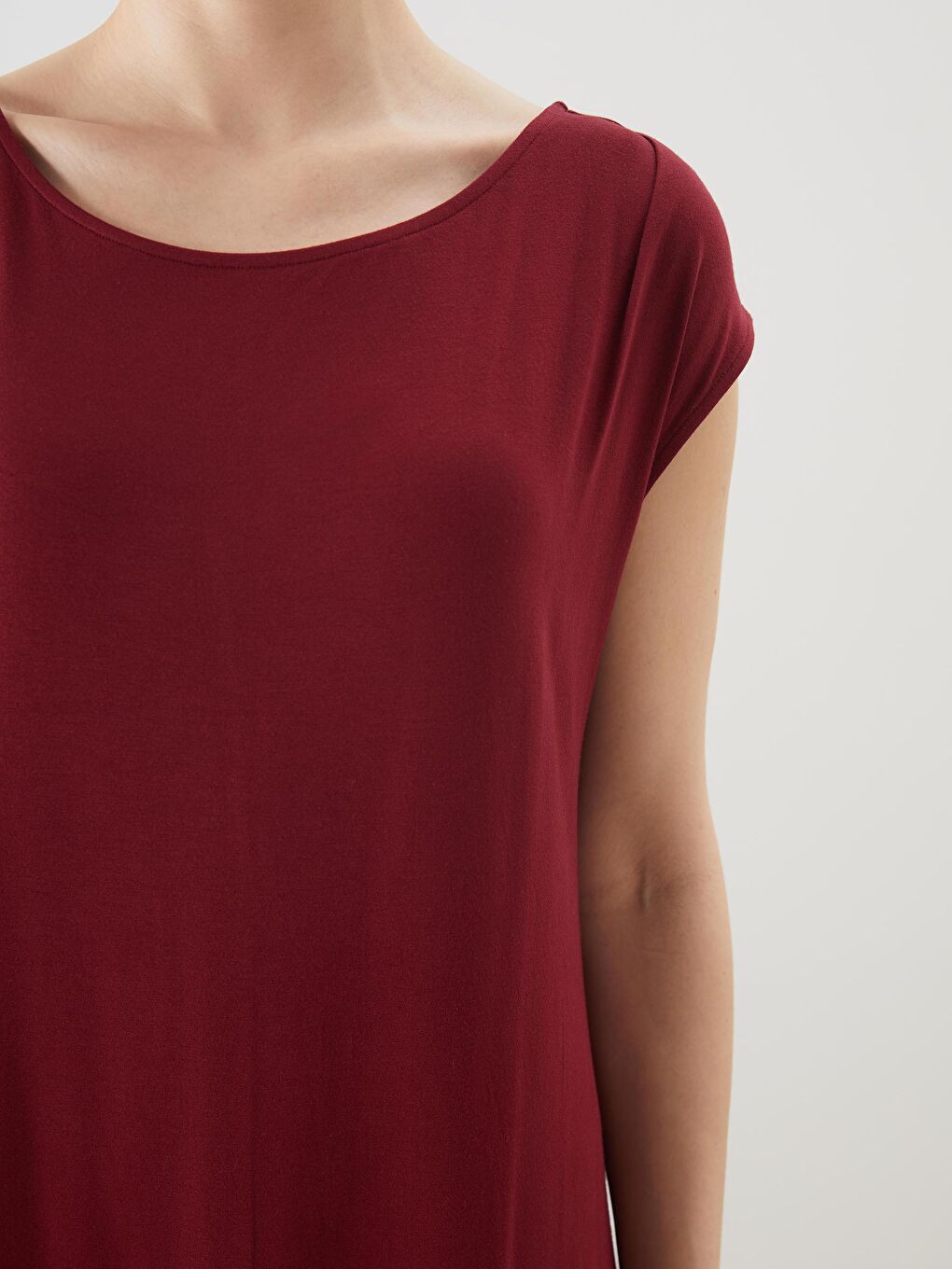 LCW Grace Crew Neck A-Line Dress -S5JL90Z8-HMS