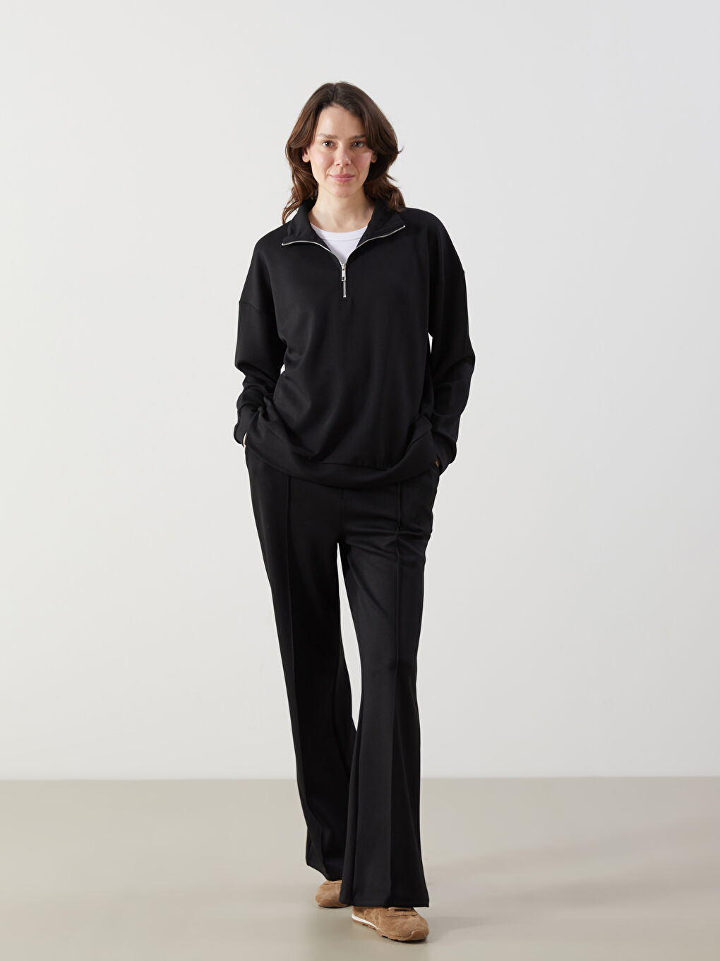 Women's Elastic Waist Sweatpants -S5JM02Z8-CVL