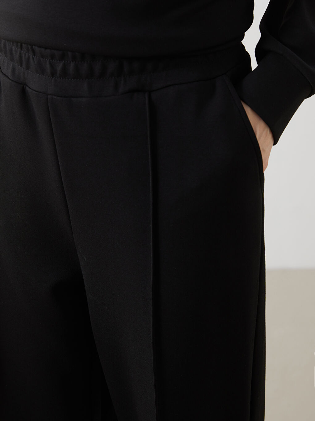 Women's Elastic Waist Sweatpants -S5JM02Z8-CVL