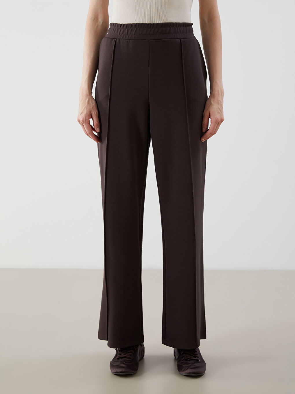 Women's Elastic Waist Sweatpants -S5JM02Z8-HMK