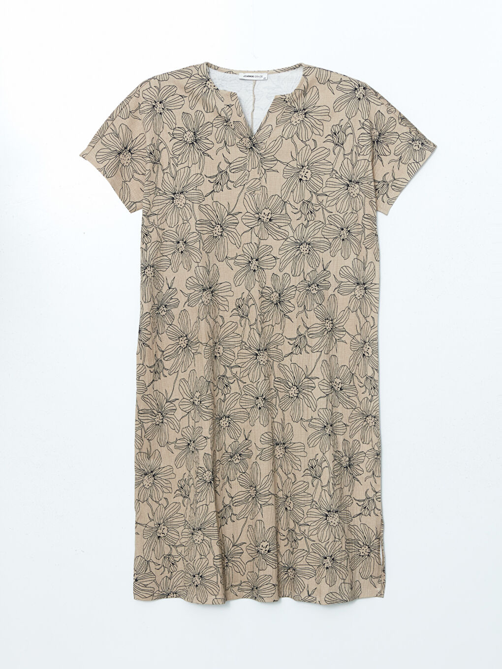 LCW Grace Woman BEIGE Dress -S5JM03Z8-LQB