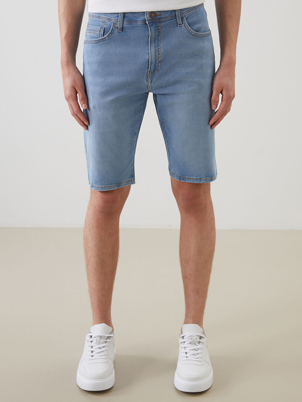 Standard Fit Men's Denim Shorts -S5JM05Z8-H45