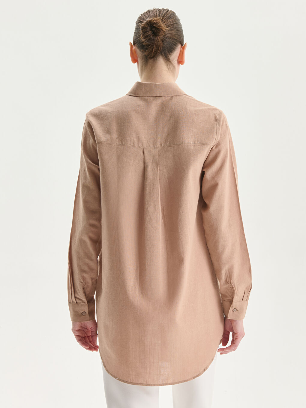 Poplin Women's Shirt Tunic -S5JM10Z8-GE2