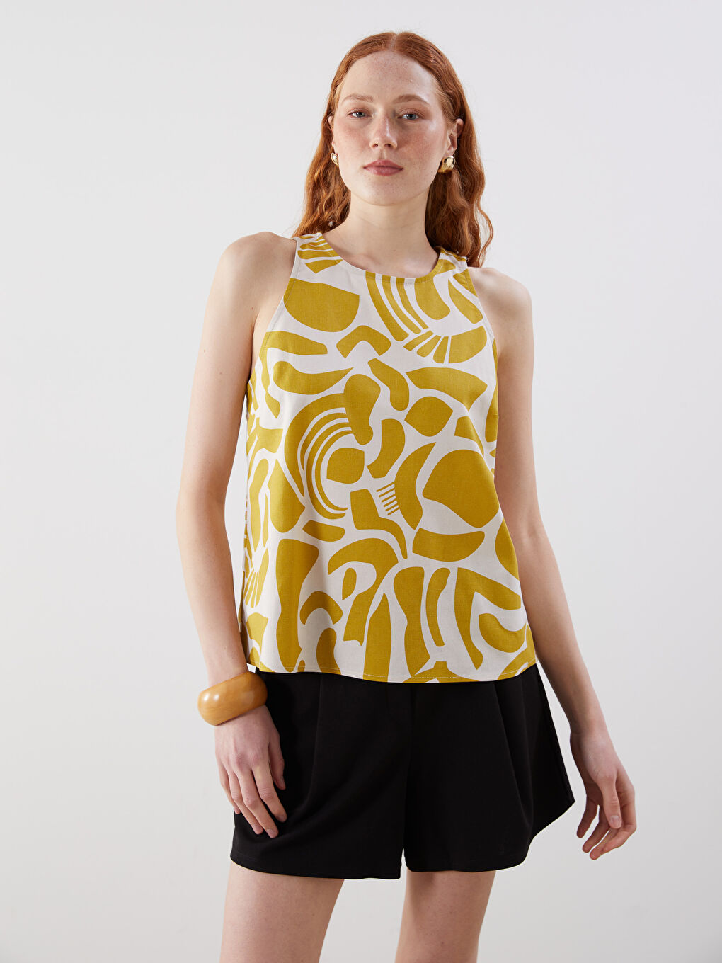 Woman YELLOW Blouse -S5JM19Z8-LUG