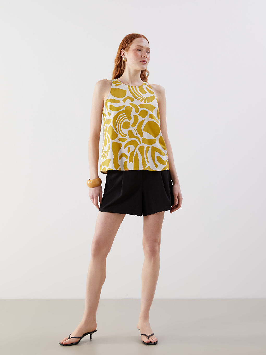 Woman YELLOW Blouse -S5JM19Z8-LUG