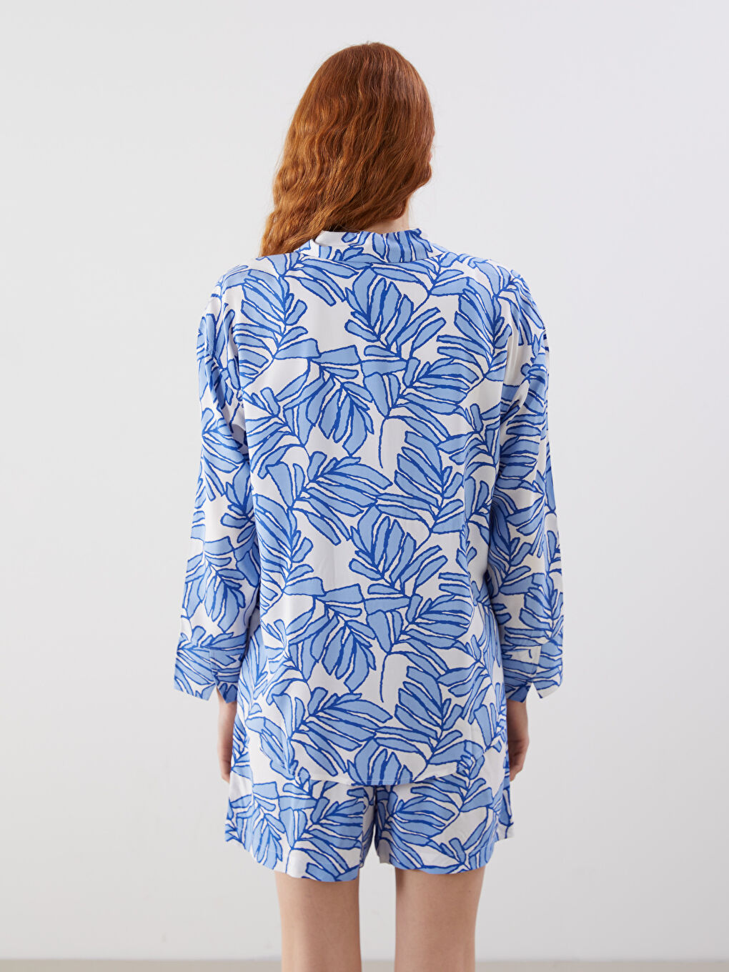 Floral Oversize Women's Shirt -S5JM23Z8-LQN