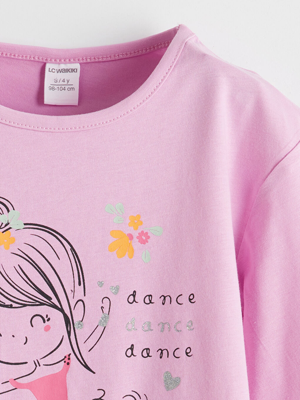 Crew Neck Printed Girls T-Shirt 2-Pack -S5JM56Z1-QY9
