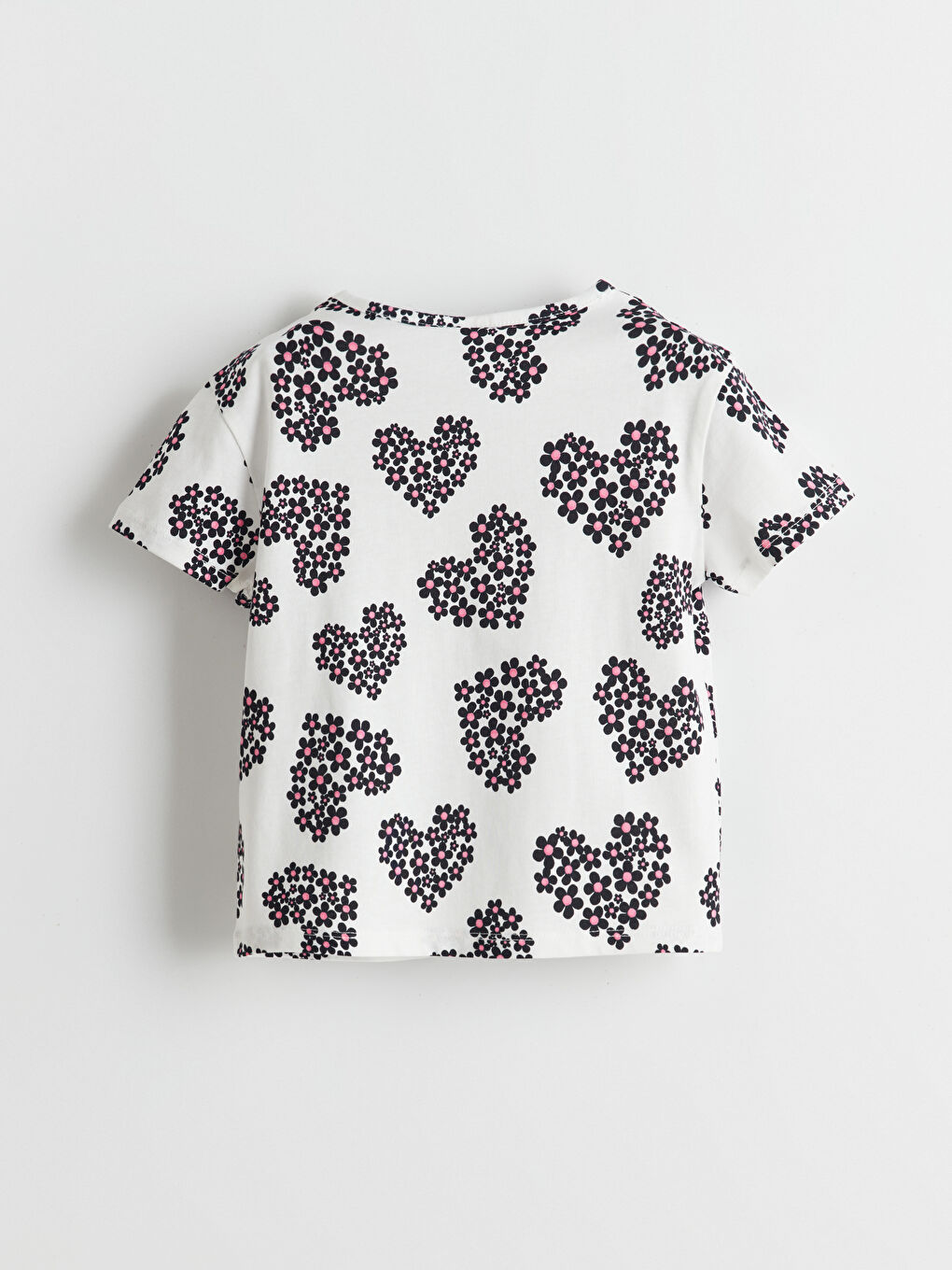 Crew Neck Floral Girls T-Shirt 2-Pack -S5JM67Z1-LRA