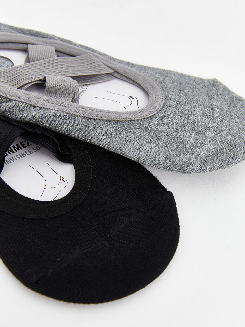 Women's Plain Yoga and Pilates Socks 2 Pack-2