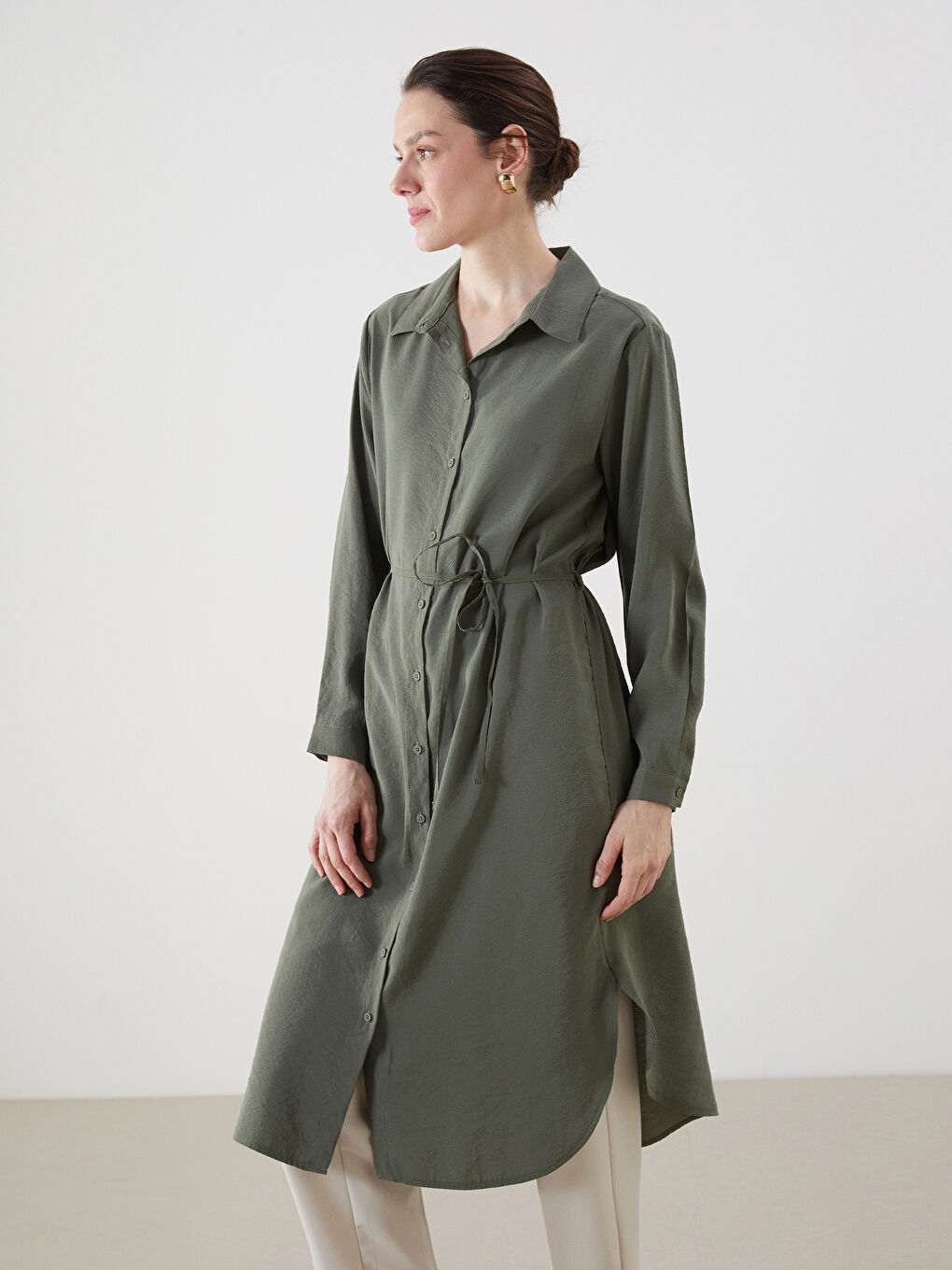 Muslin Women'S Shirt Dress -S5JM78Z8-CX0