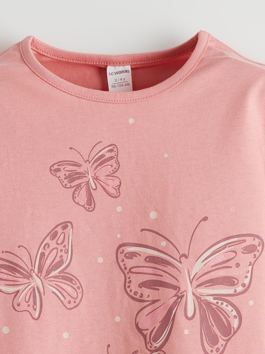Crew Neck Printed Girls T-Shirt 2-Pack -S5JM82Z1-FFK
