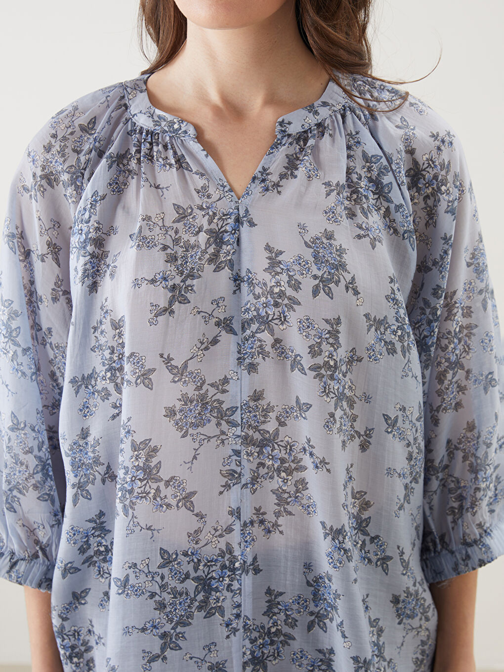 LCW Grace Woman BLUE Blouse -S5JN00Z8-LQQ