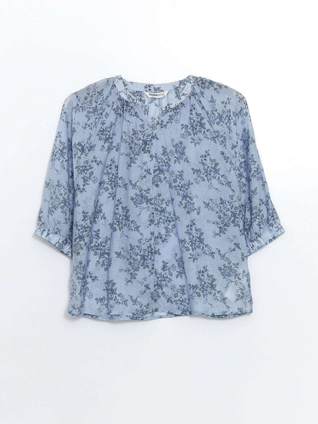 LCW Grace Woman BLUE Blouse -S5JN00Z8-LQQ