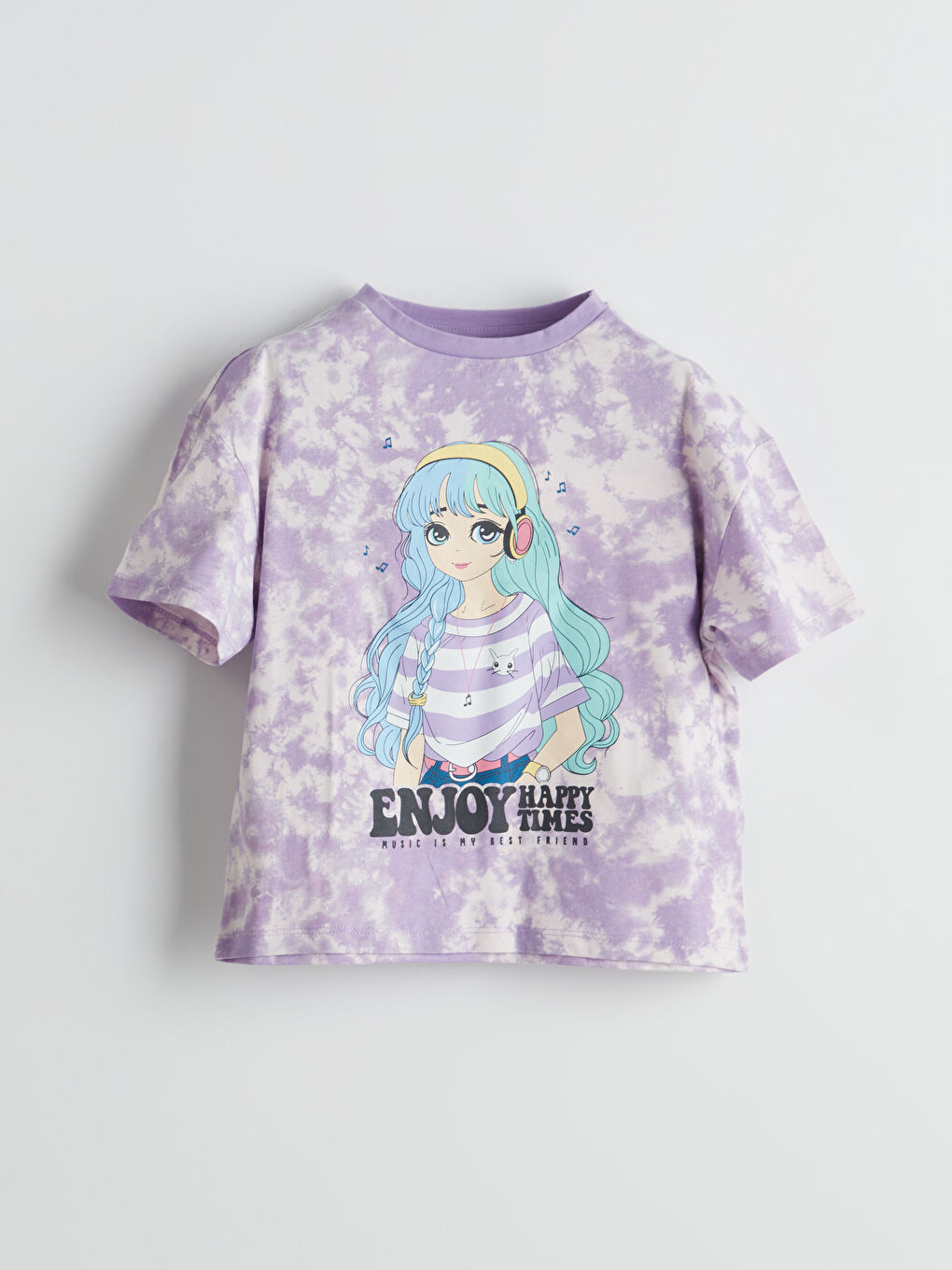 LCW Kids Crew Neck Girls' T-Shirt -S5JN06Z4-F9C