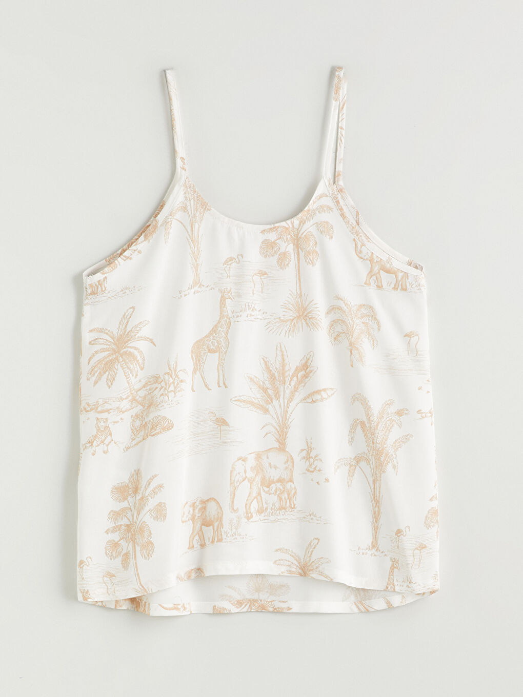 U Neck Printed Women's Pyjama Set -S5JN76Z8-LRA