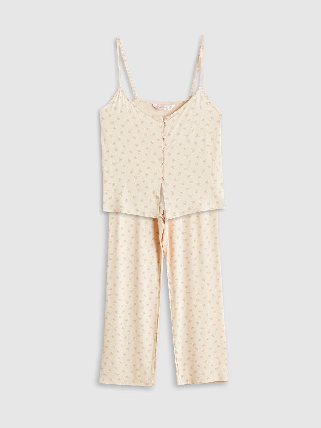 V-Neck Printed Women's Pyjama Set -S5JN88Z8-LRA