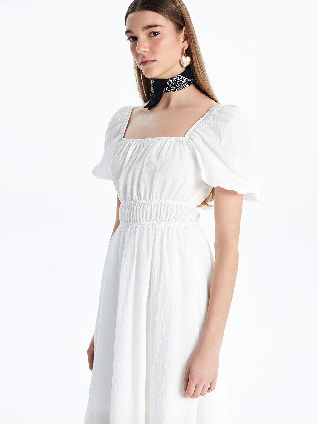 Woman WHITE Dress -S5JN94Z8-Q6K