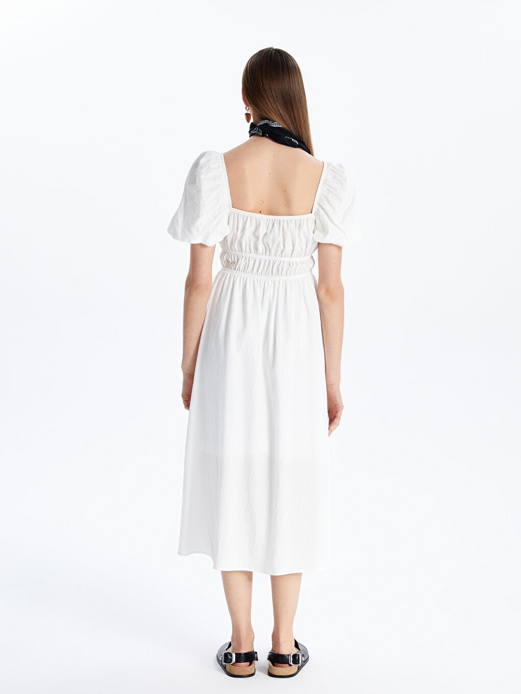 Woman WHITE Dress -S5JN94Z8-Q6K