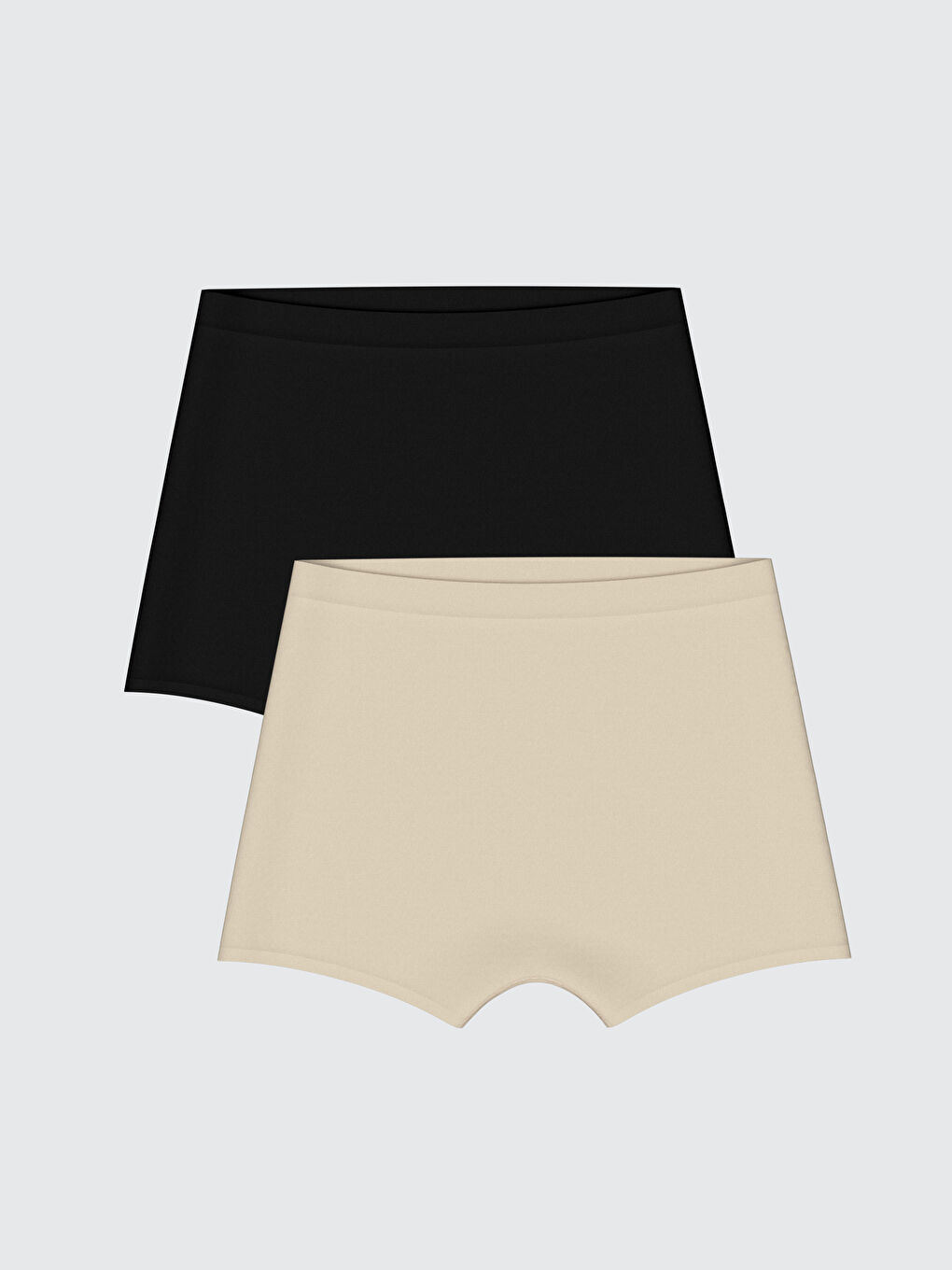 LCW DREAM Siyah Düz Boxer Külot 2'li Paket