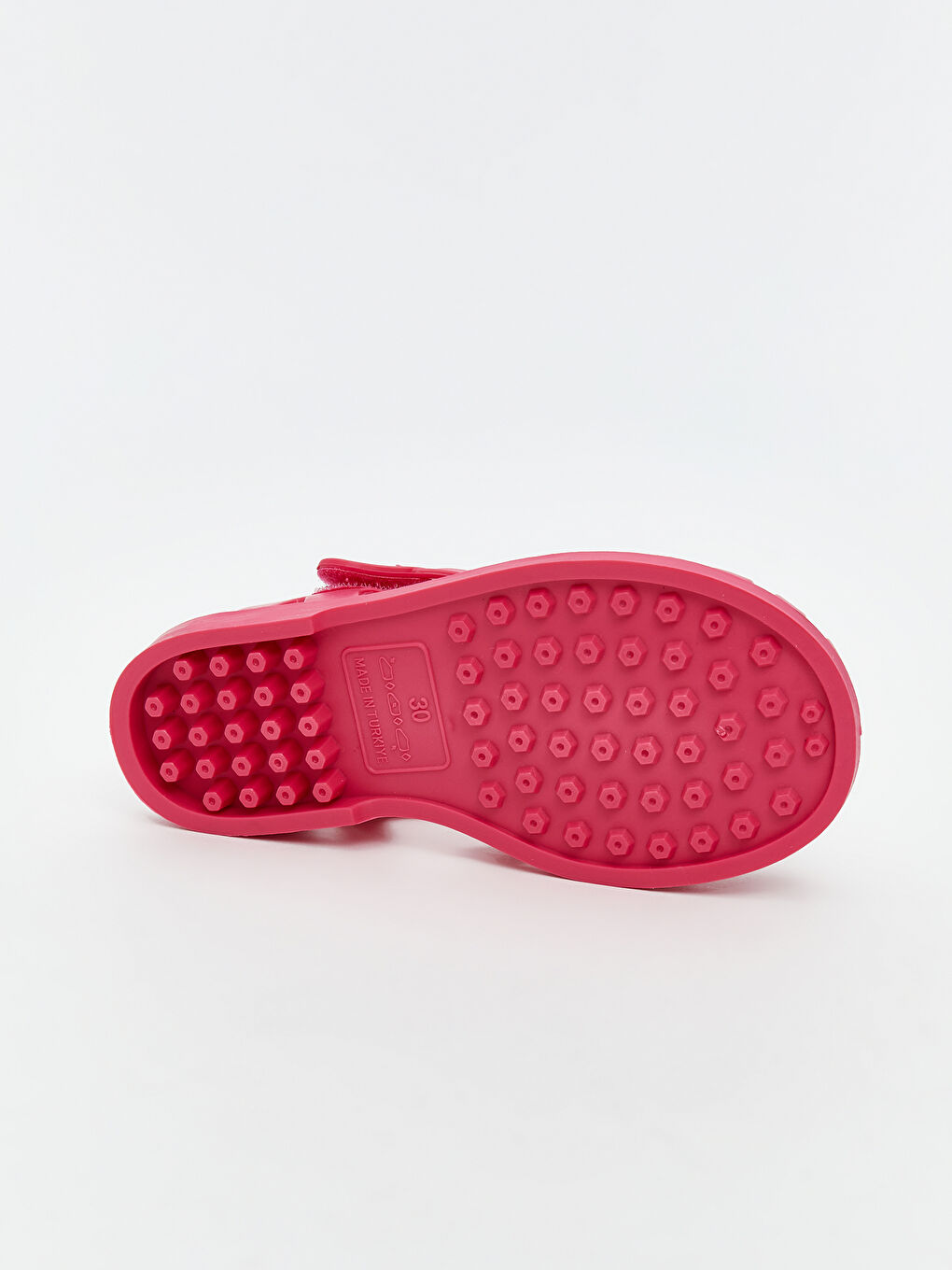 Fuşya Barbie Baskılı Kız Çocuk Sandalet-3