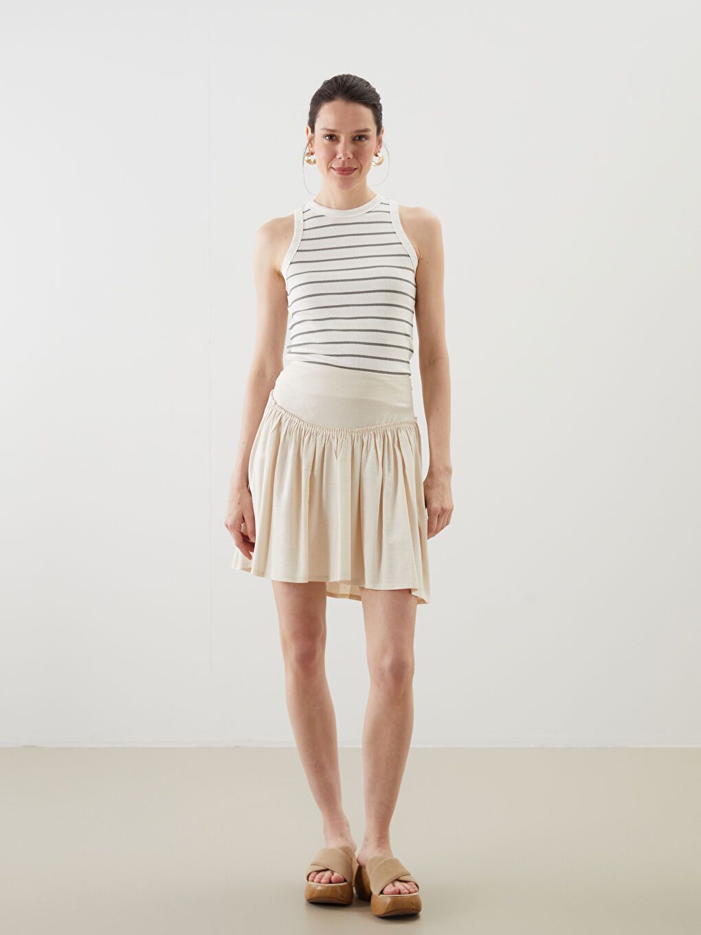 Women's Zipper Waist Straight Skirt -S5JO17Z8-VZD