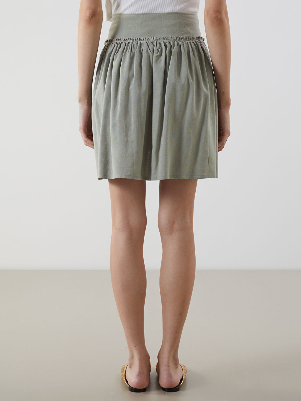 Women's Zipper Waist Straight Skirt -S5JO17Z8-YTC