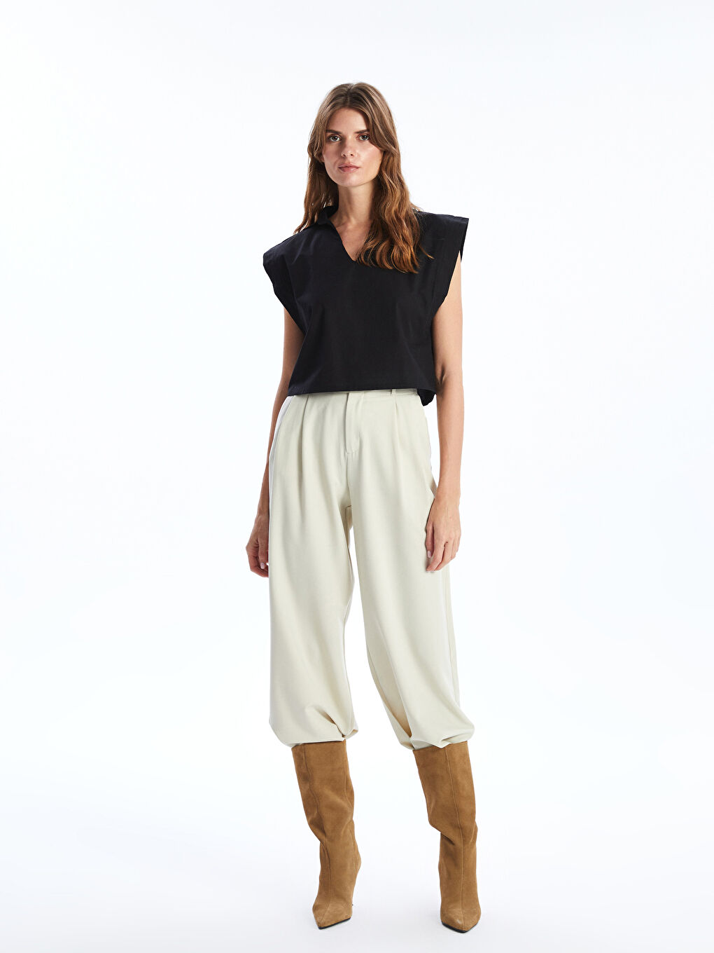 Shirt Collar Plain Women's Blouse -S5JO20Z8-UX8