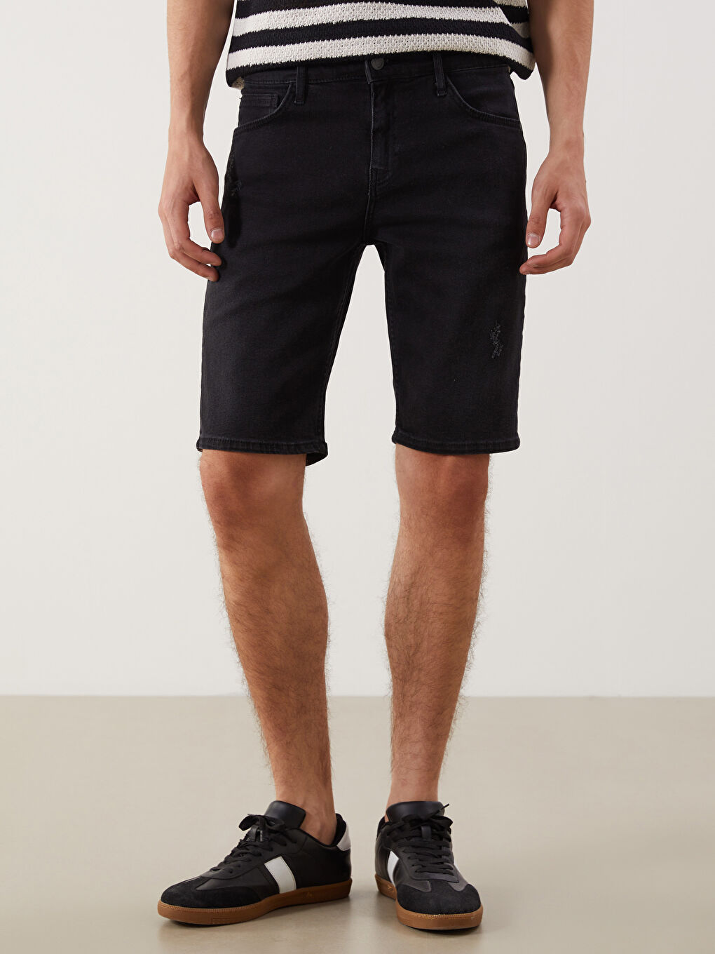 Super Skinny Fit Men's Denim Shorts -S5JO26Z8-326