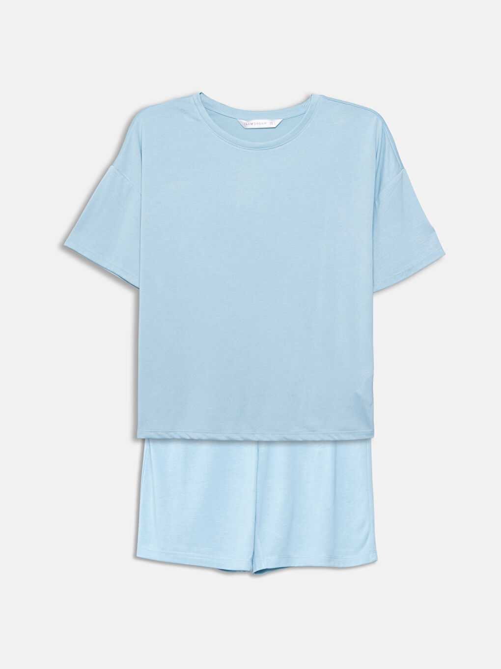 LCW DREAM Woman BLUE Shortie Pyjama Set -S5JO37Z8-FGS