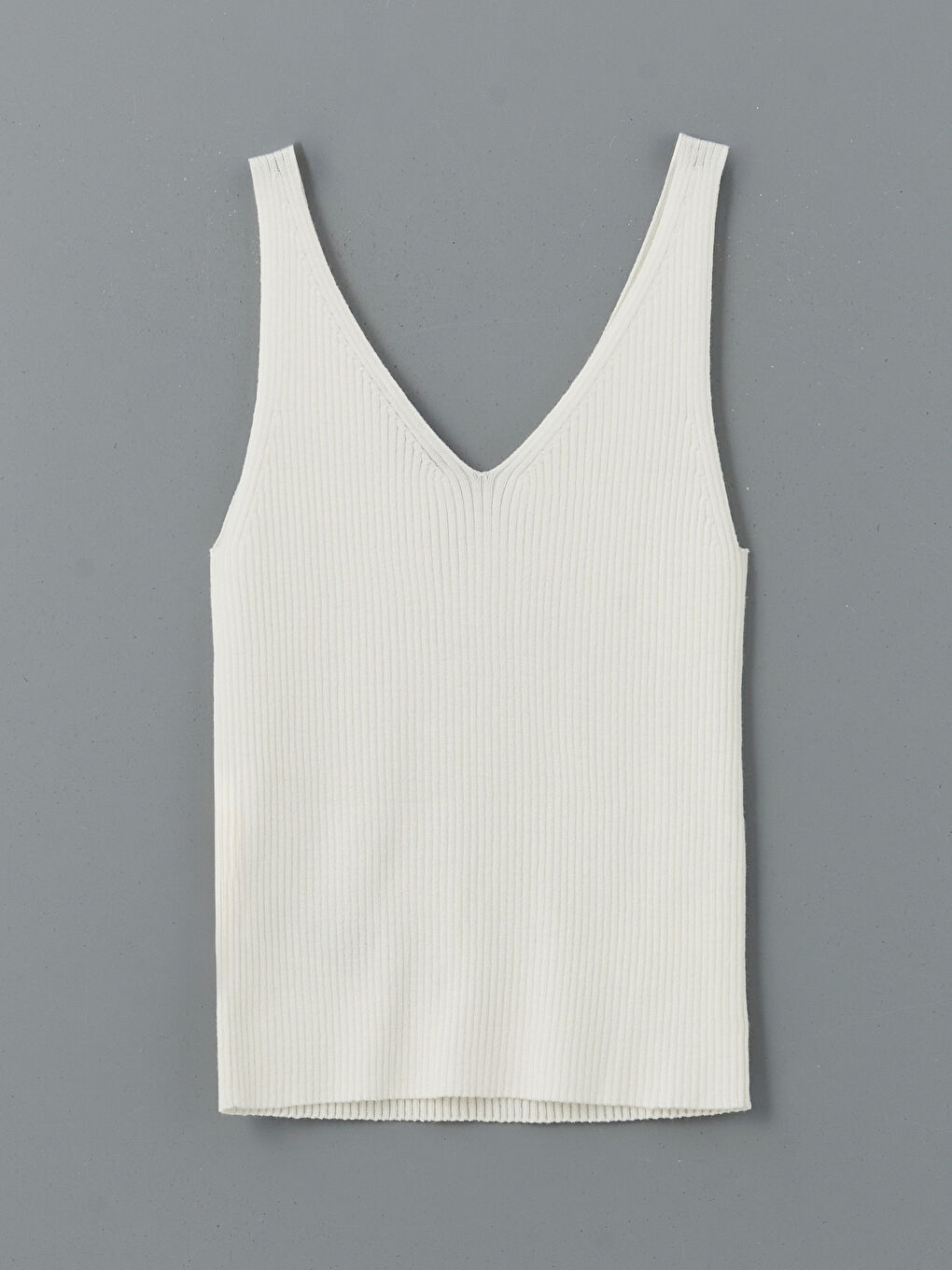 V Neck Women's Knitwear Tank Top -S5JO42Z8-R9J