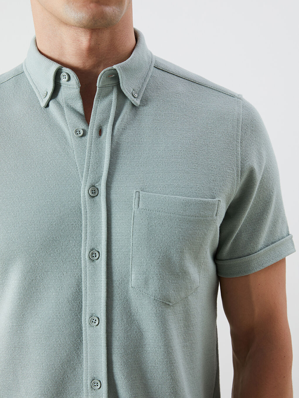 Regular Fit Short Sleeve Men's Shirt -S5JO85Z8-F62